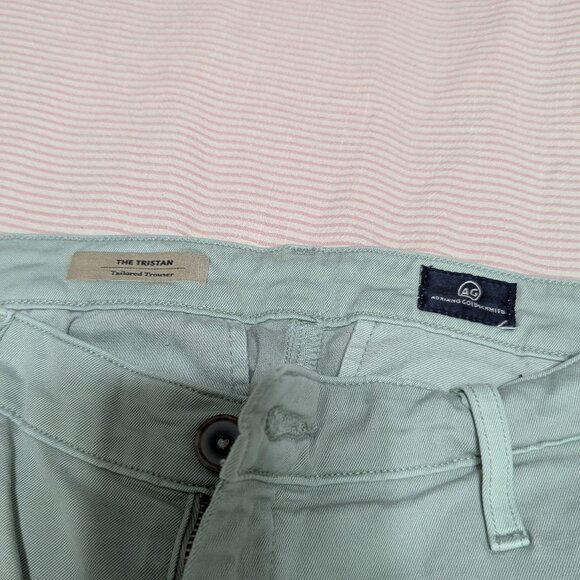 Mint Green Casual Pants - Picture 3 of 4